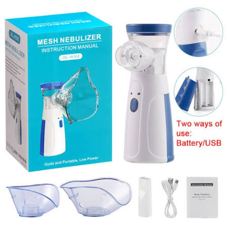 Mesh Portable Nebulizer Machine & Mask for Kids and Adults Mini Inhaler Nebulizer