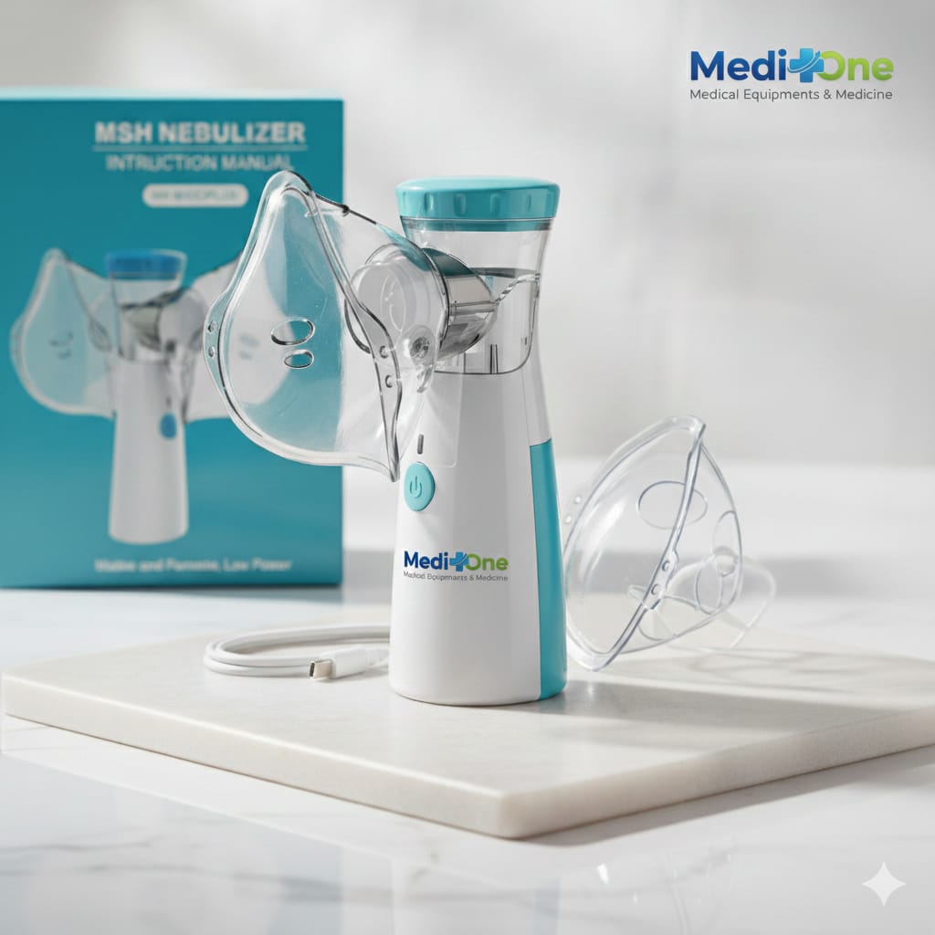Mesh Portable Nebulizer Machine & Mask for Kids and Adults Mini Inhaler Nebulizer